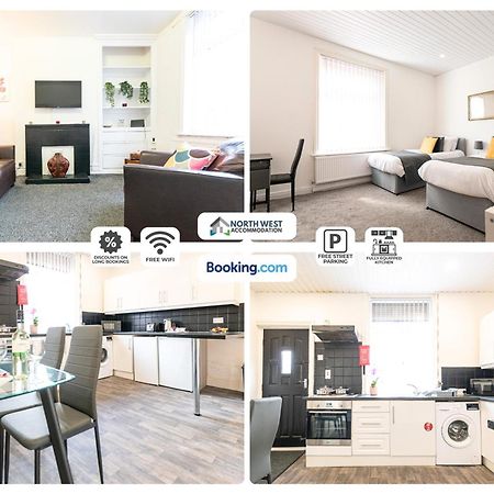 Manchester Work Stays 2Br Home With Parking & Wifi Esterno foto